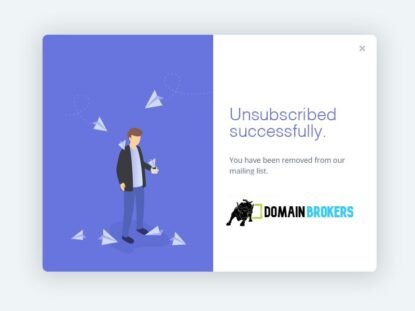 Unsubscribed To Domain Brokers