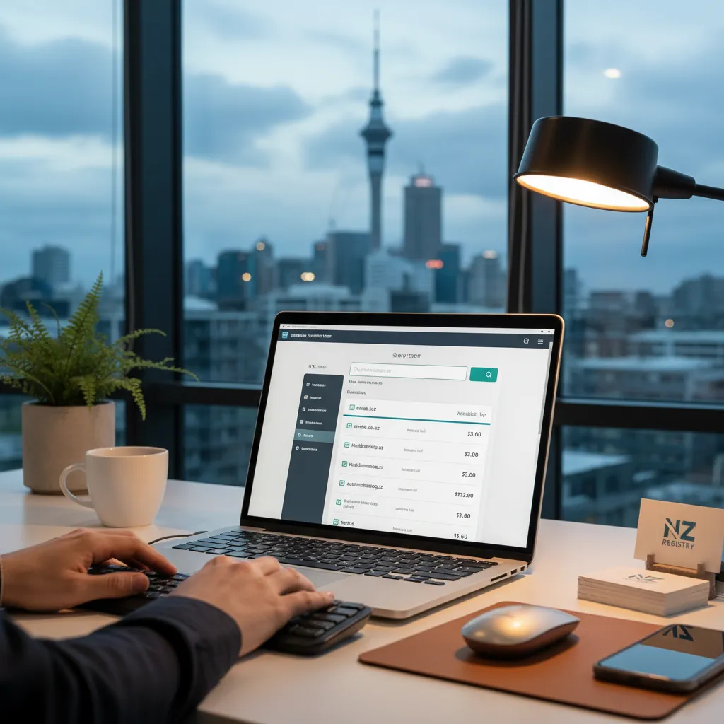 New Zealand Domain Management Dashboard