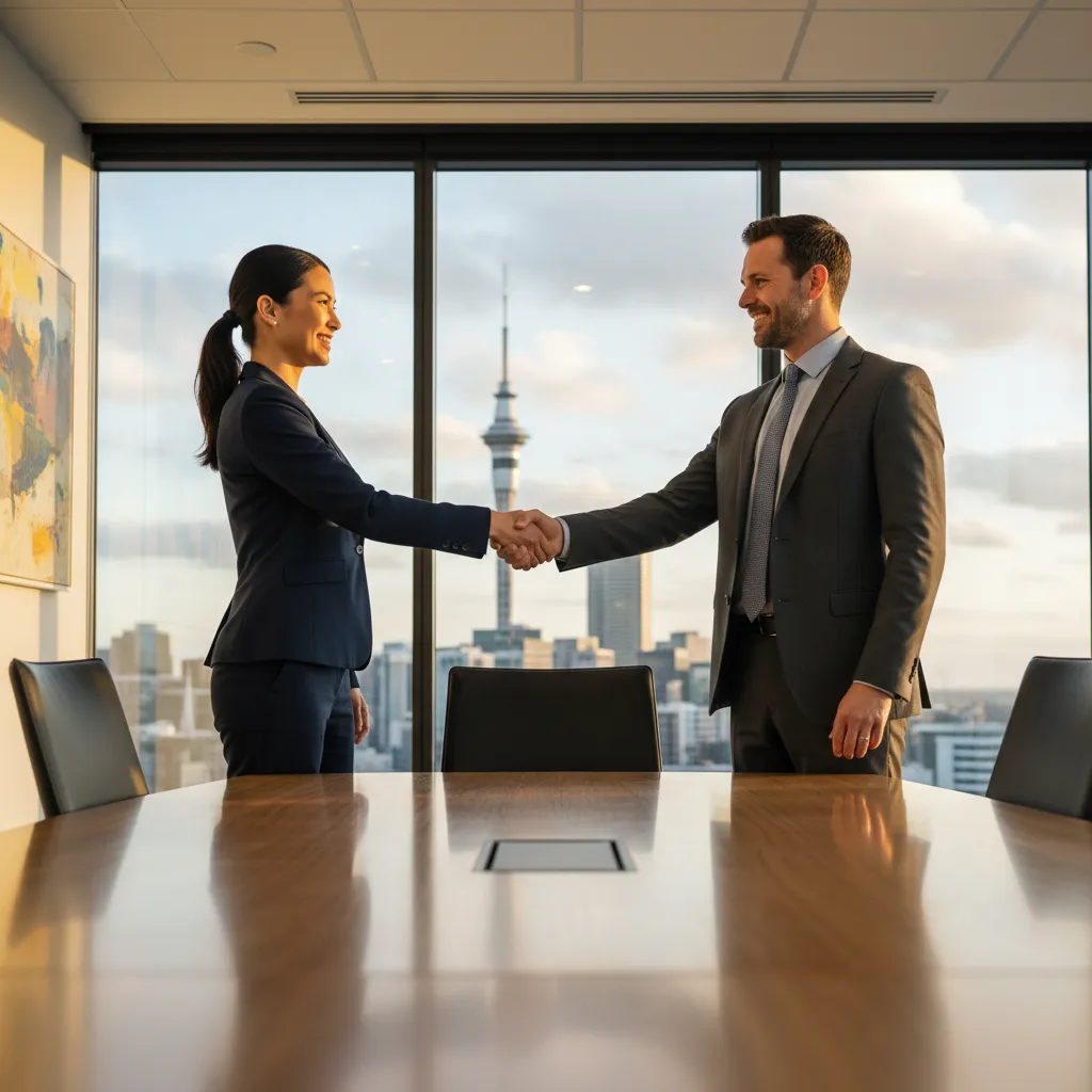 Corporate domain brokerage negotiation in New Zealand