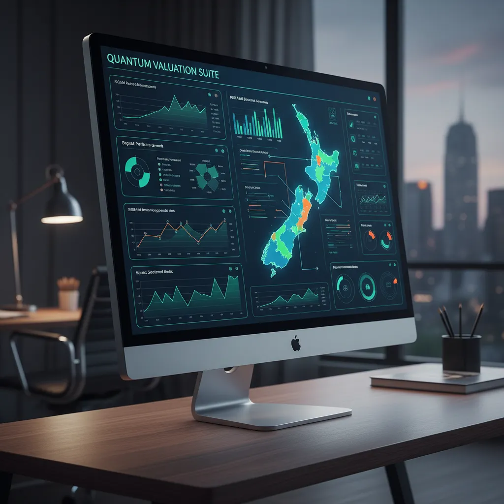 Dashboard of a domain appraisal tool NZ showing valuation metrics