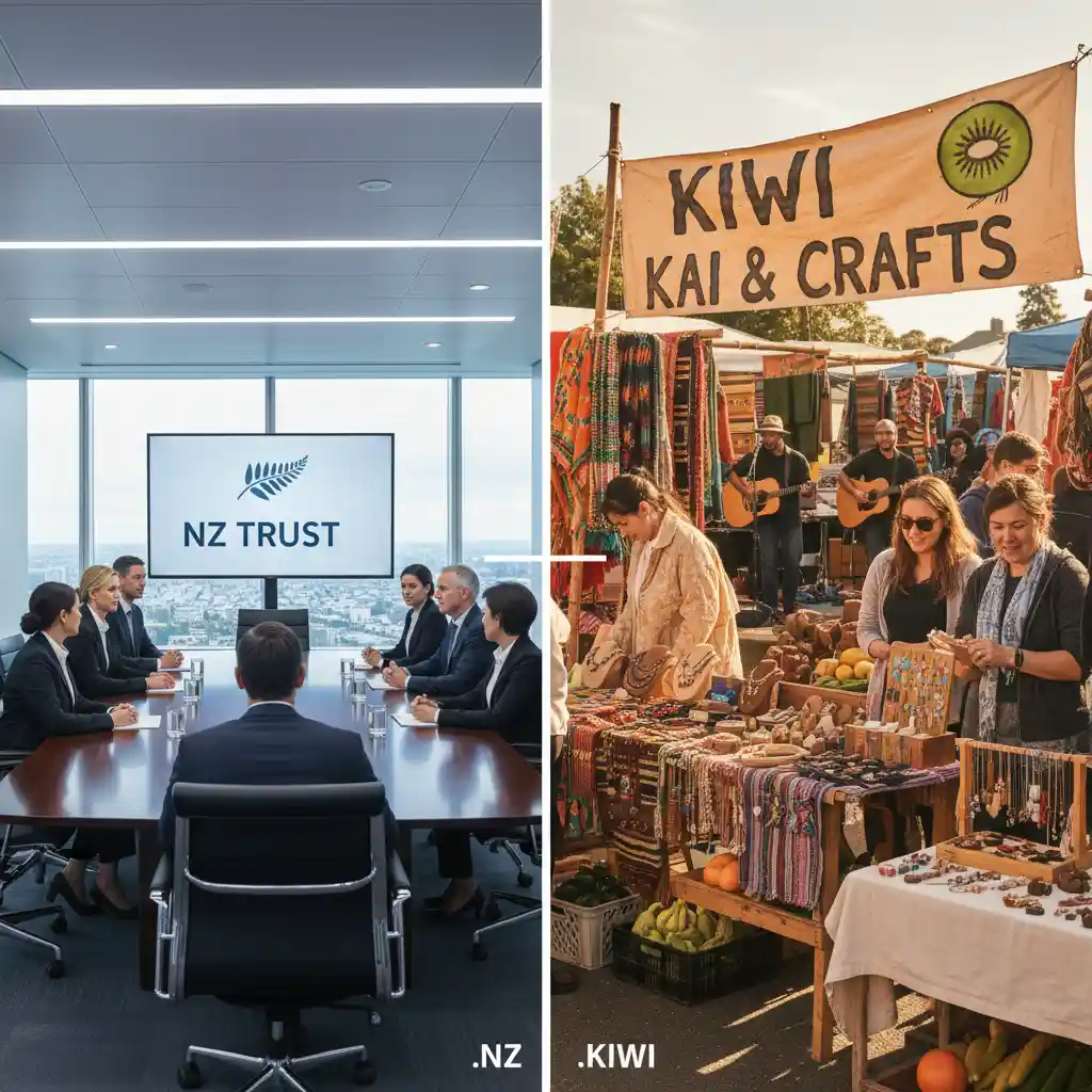 Comparison of corporate trust vs local culture in domain extensions