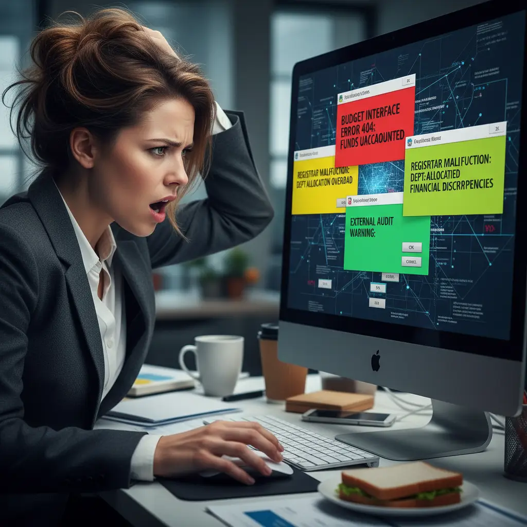Complex and confusing budget registrar interface