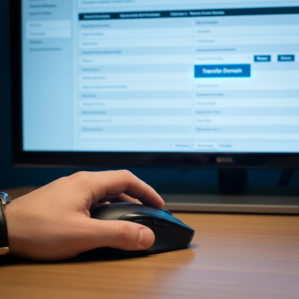 Clicking Domain Transfer Settings