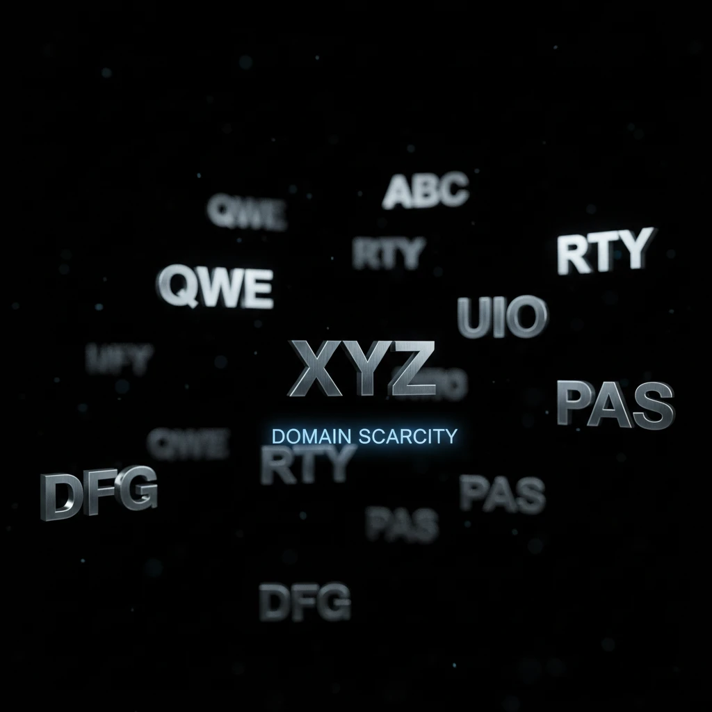 3-Letter Domain Scarcity Concept