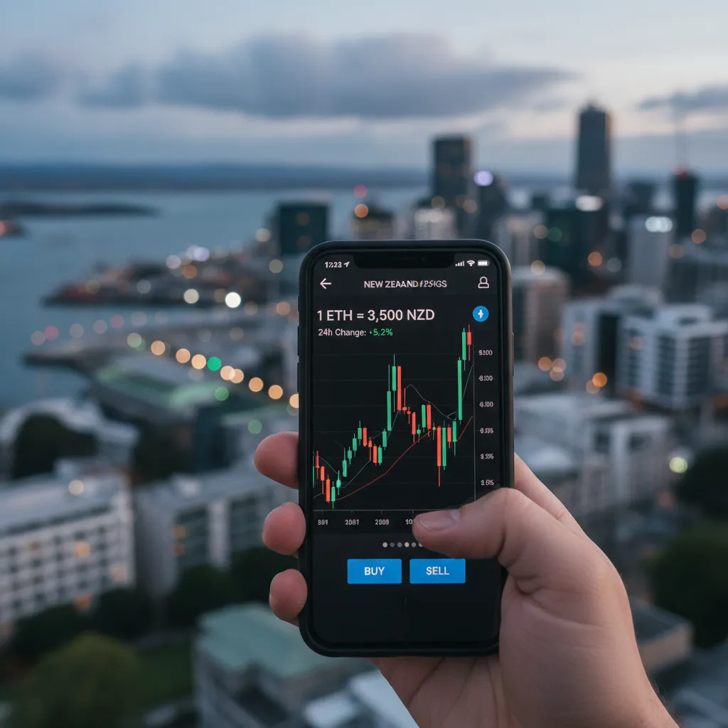 Converting NZD to Ethereum on Mobile