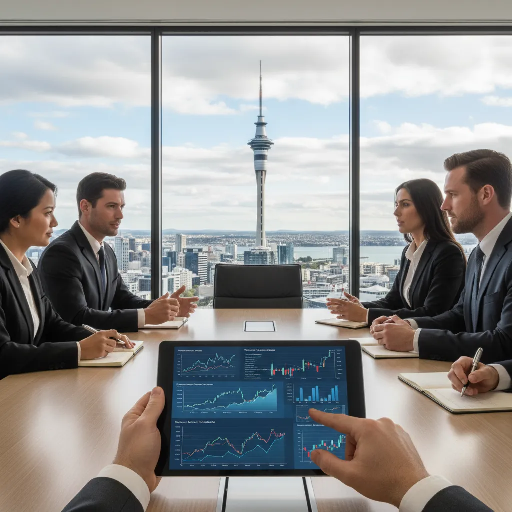 Professional website valuation meeting in Auckland