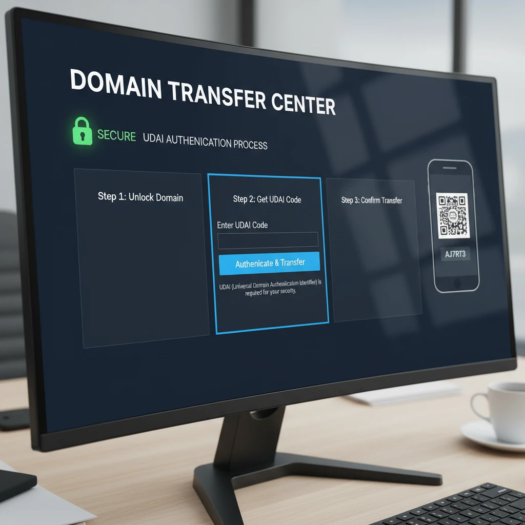 Secure domain transfer process using UDAI