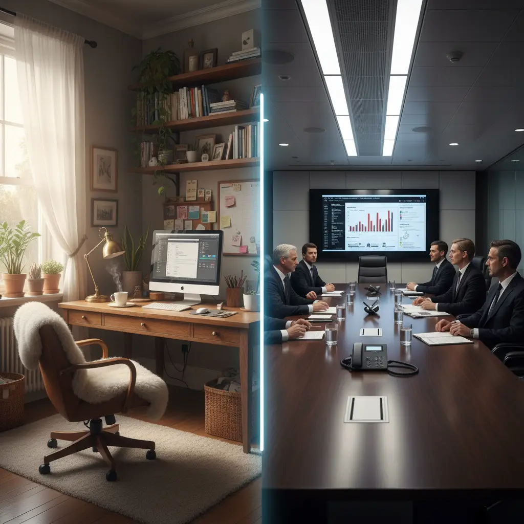 Individual versus Business Entity Domain Usage