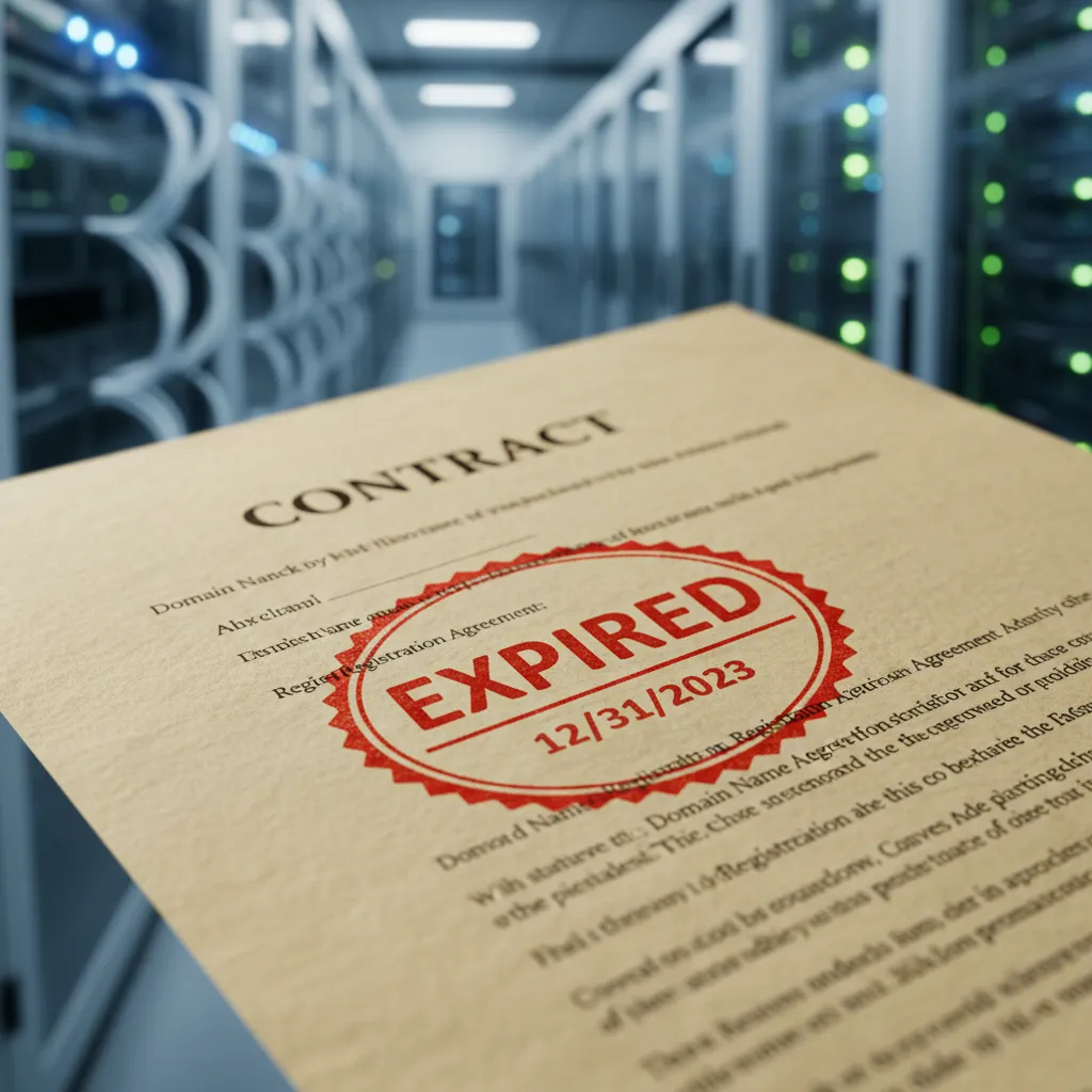 Risk of domain expiration and contract termination in NZ