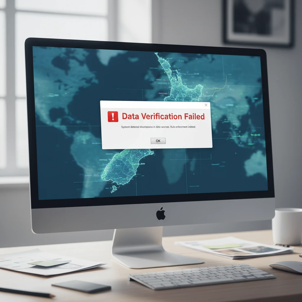 Domain Registration Data Verification Failure Alert