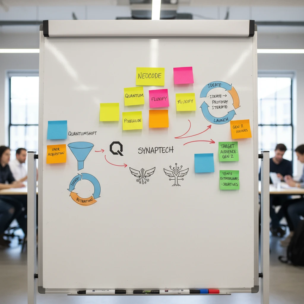 Brainstorming SaaS naming conventions and branding strategies