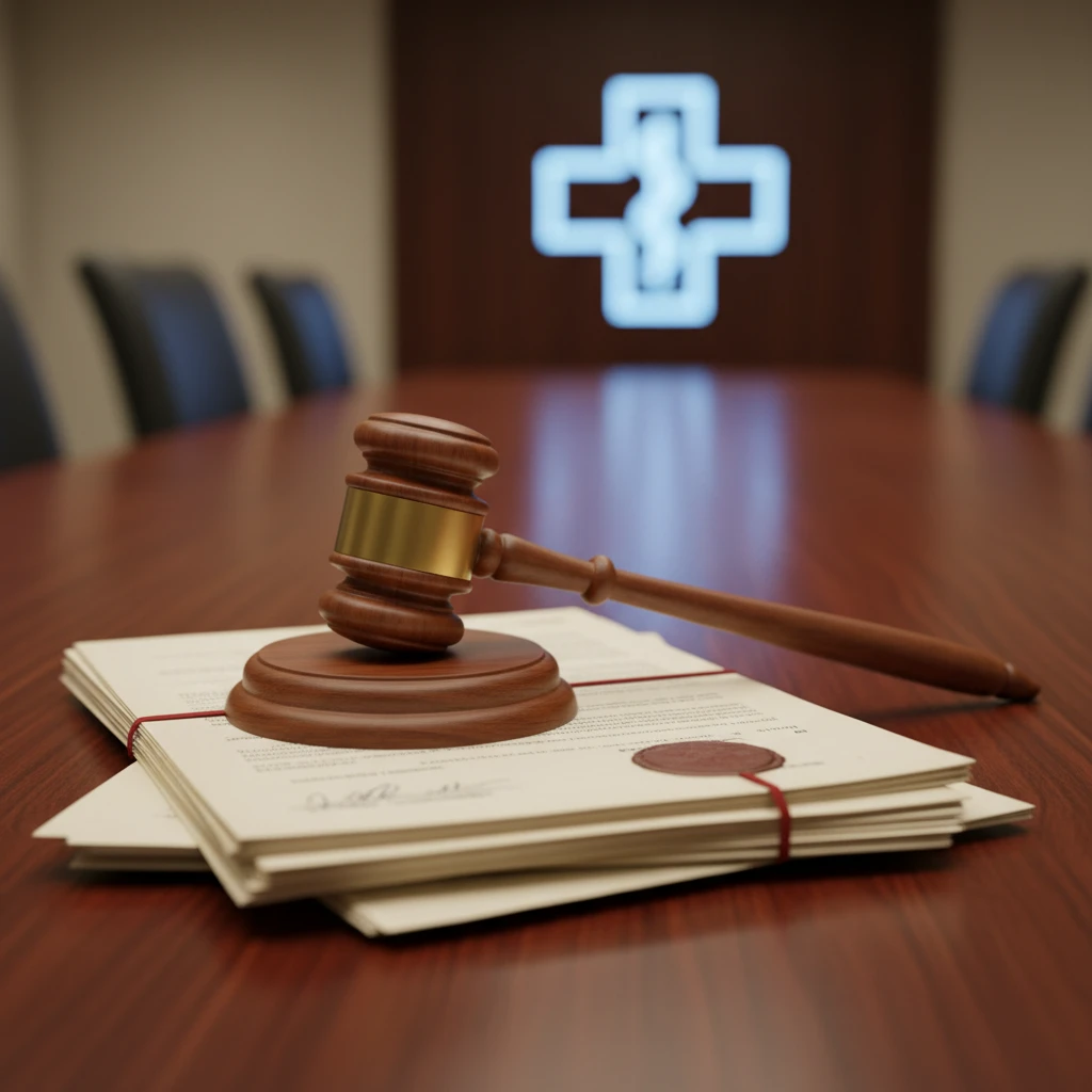 Legal compliance documents for medical domain registration