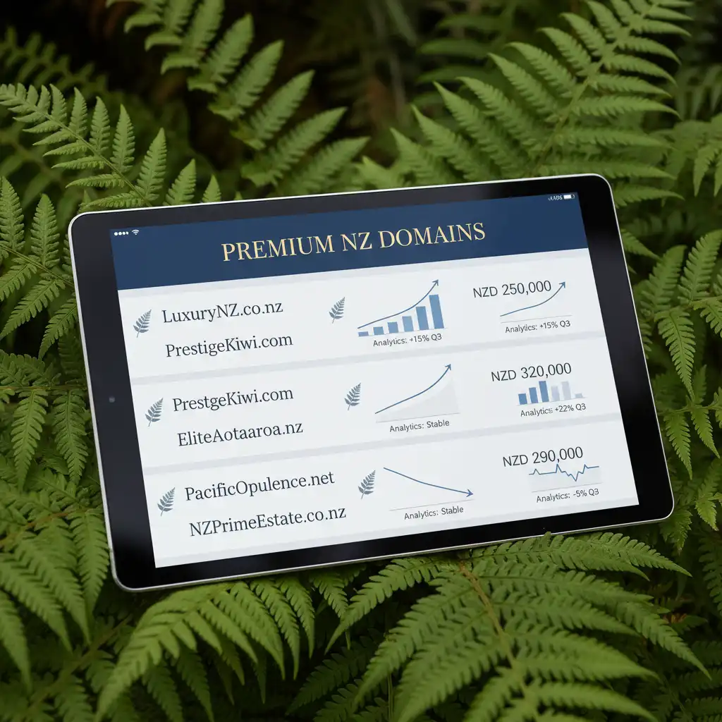 Curated list of high-value .nz domains for sale