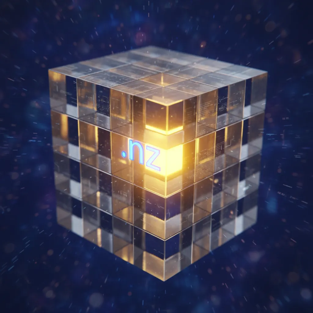 Visual representation of digital scarcity for 3-letter .nz domains