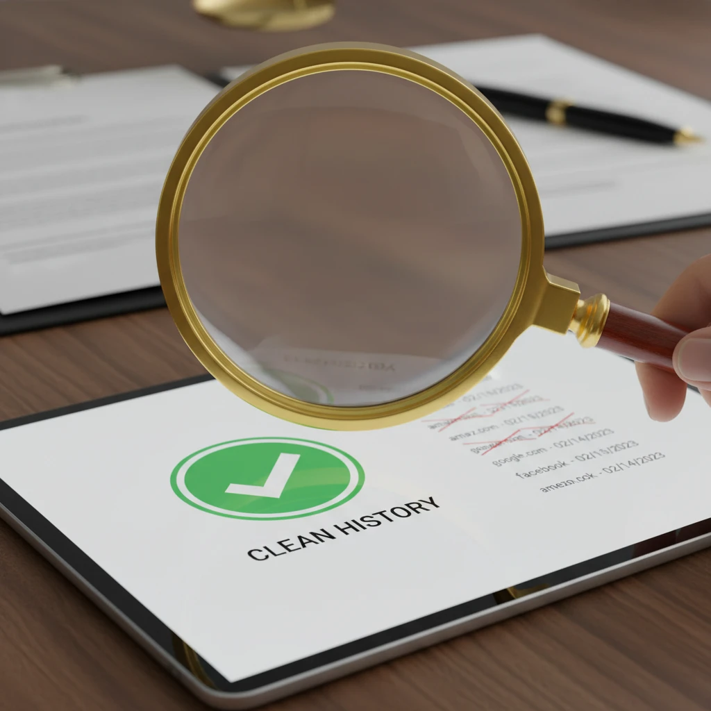 Investigating domain history and cleanliness