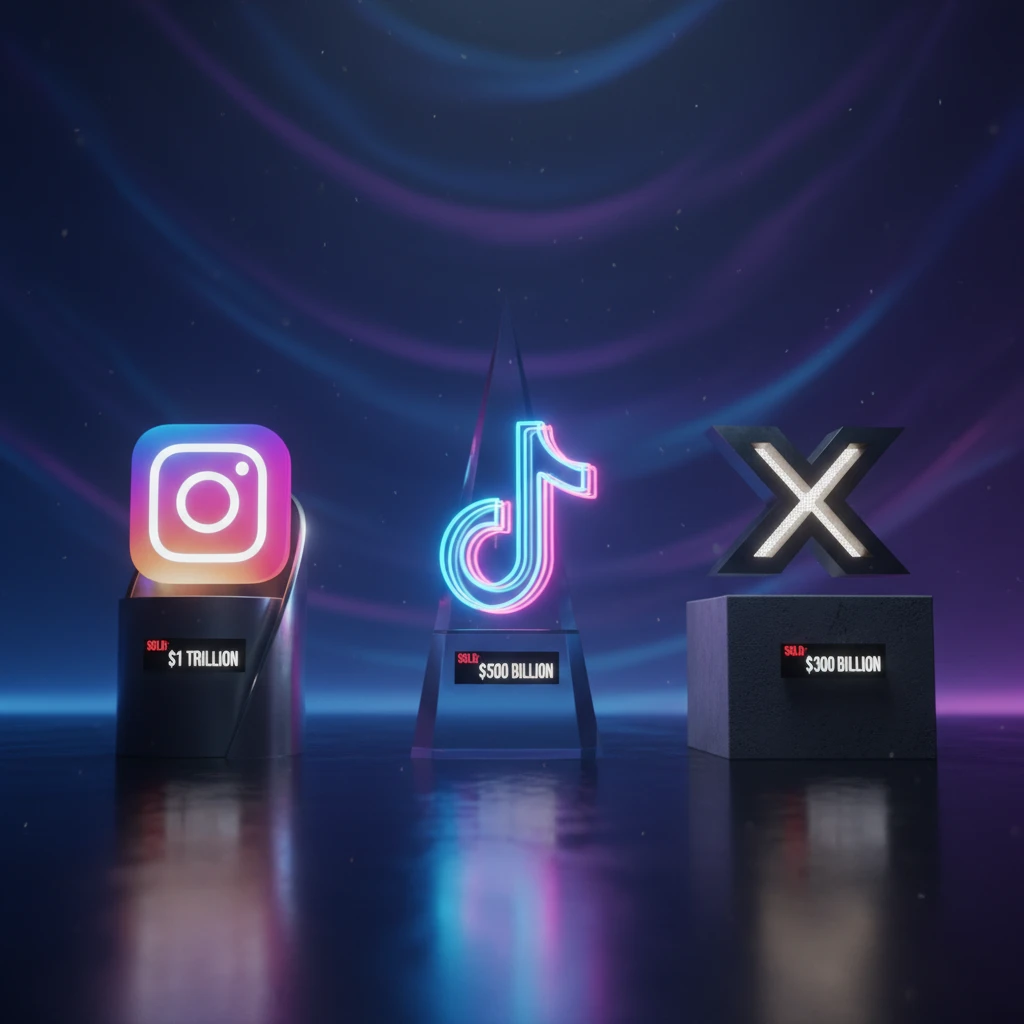 Comparison of social media platform values