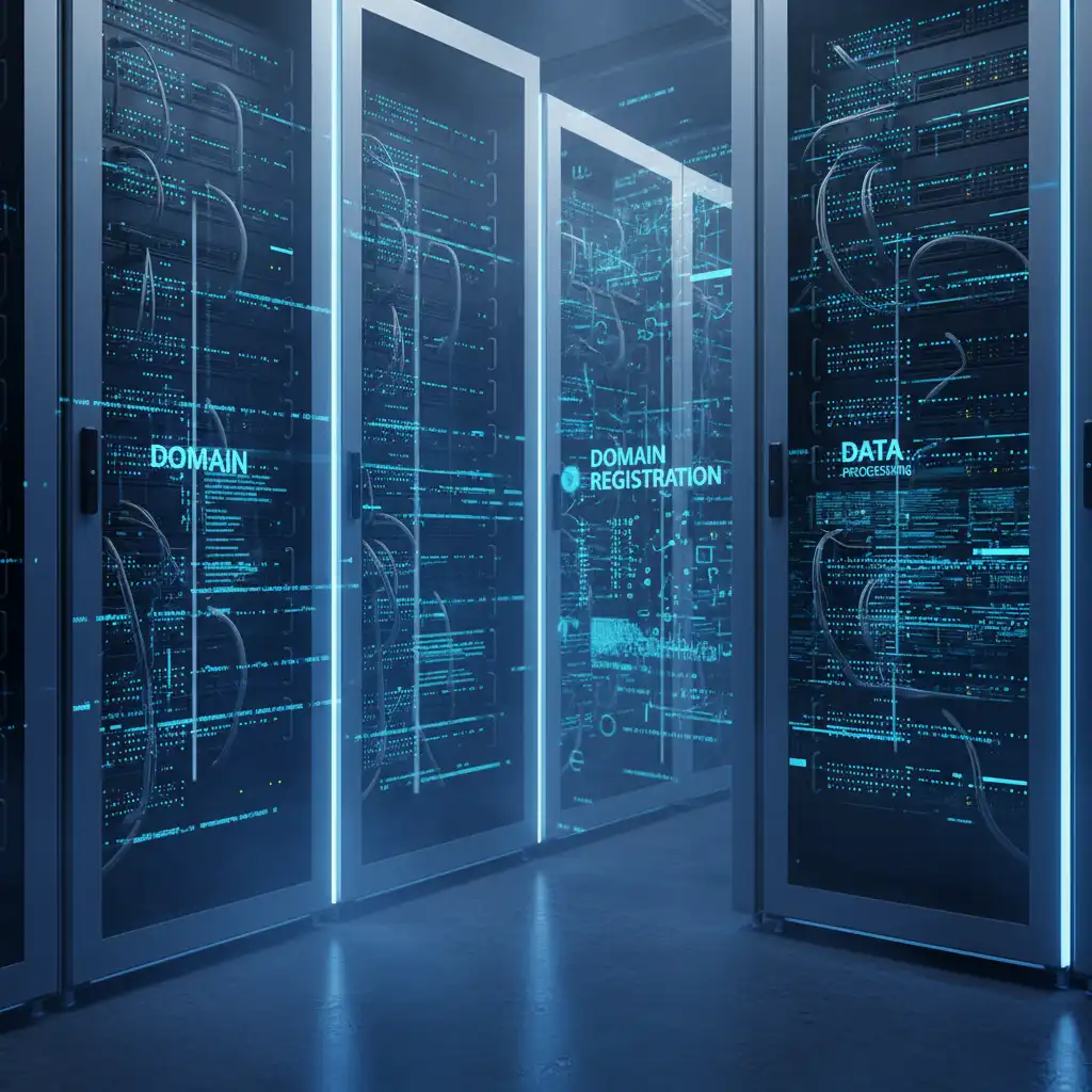 High speed server racks for domain drop catching