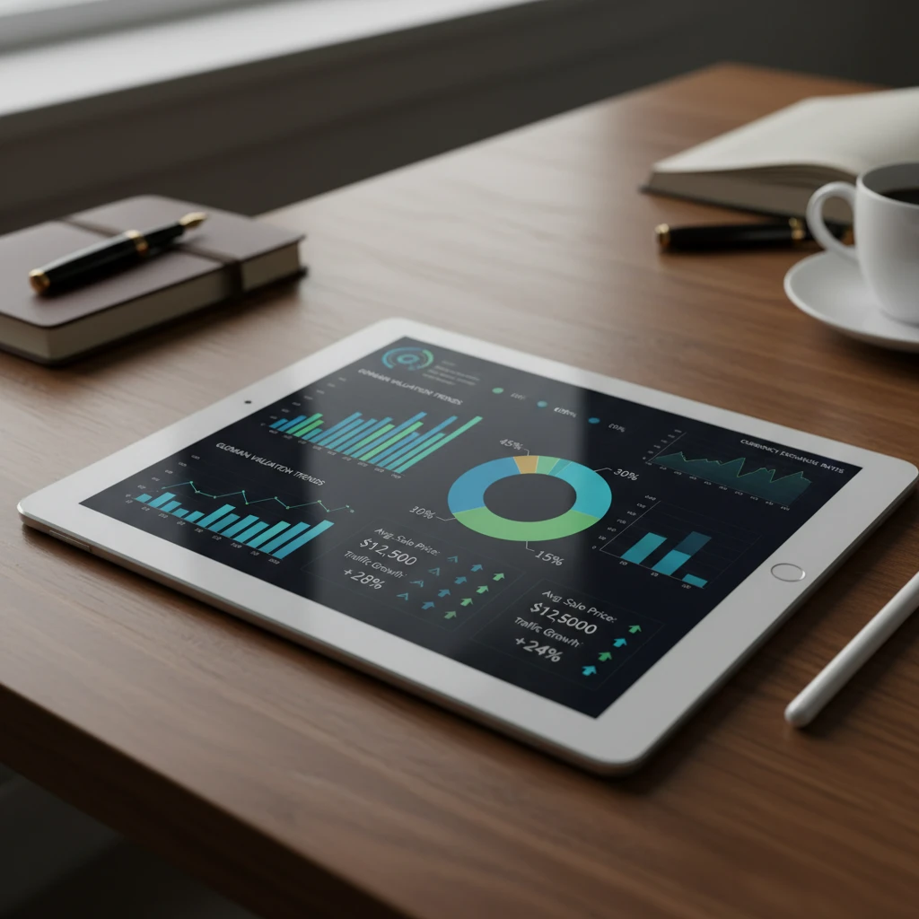 Domain valuation analytics and data