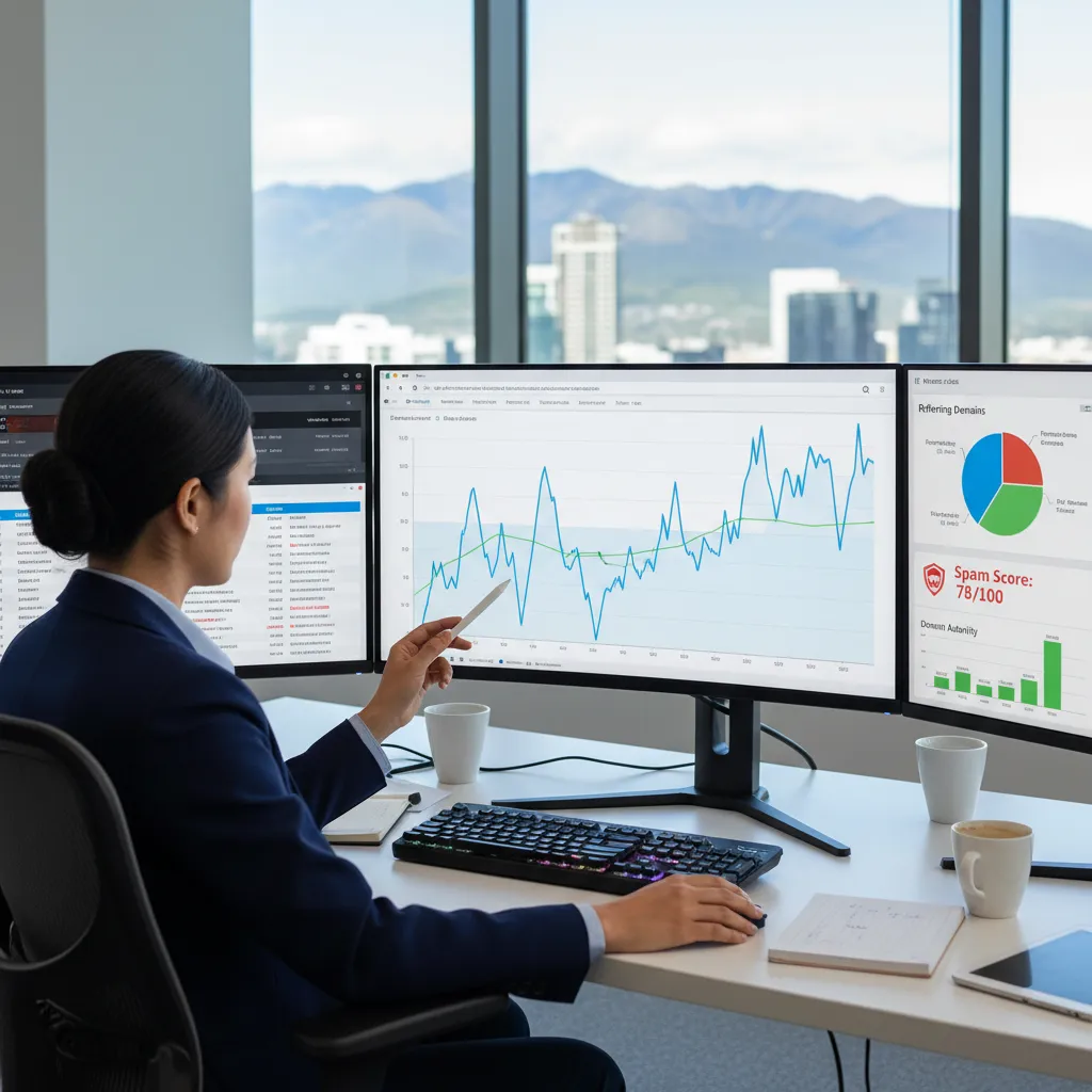 Analyzing SEO metrics and backlink history for expired domains