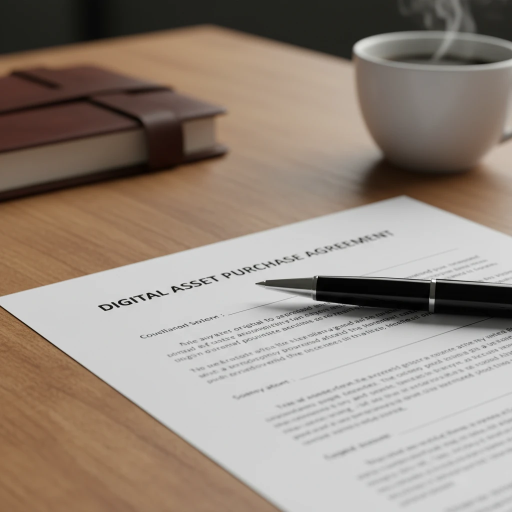 Legal contract for domain ownership transfer