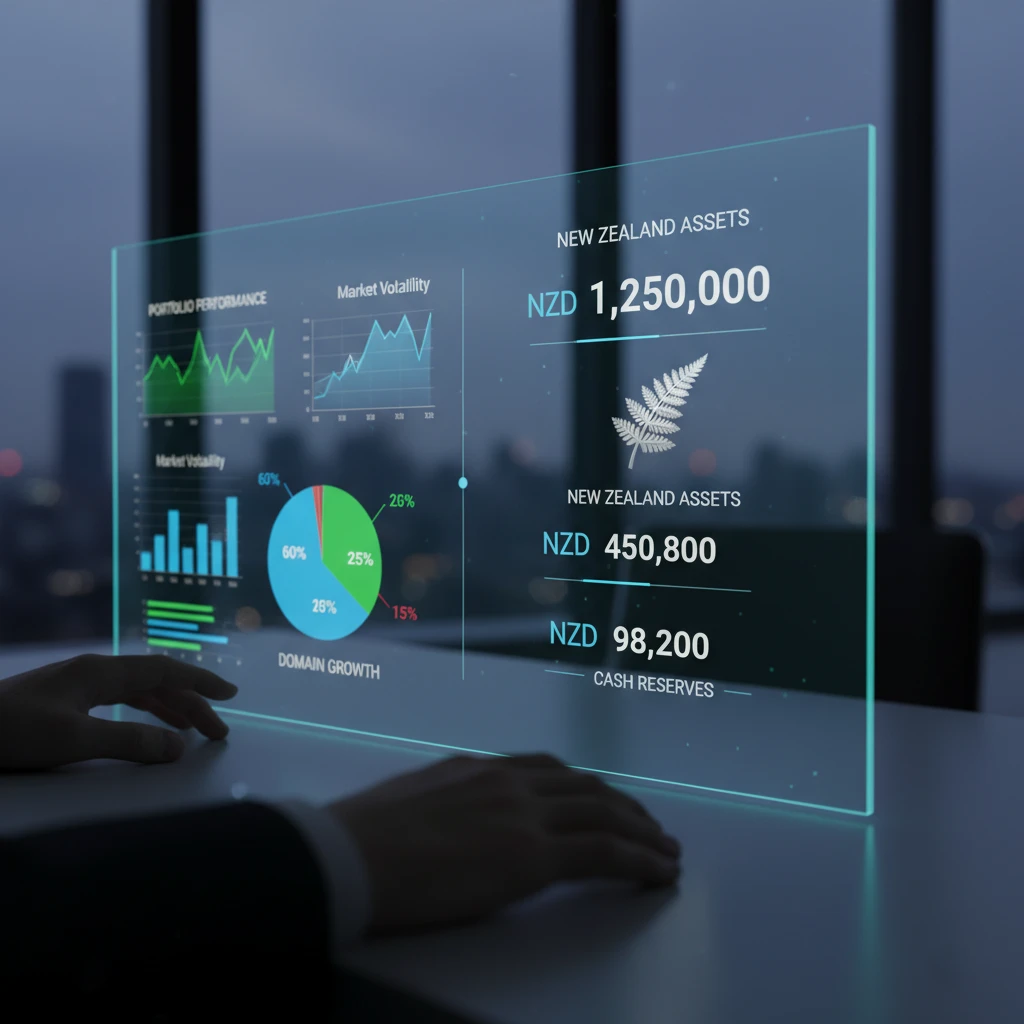 NZ domain valuation and market analysis charts