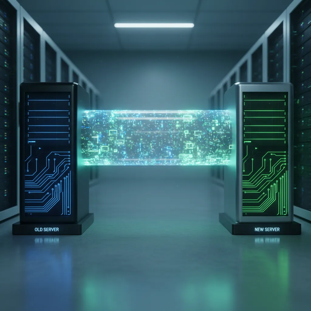 Zero downtime domain migration visualization