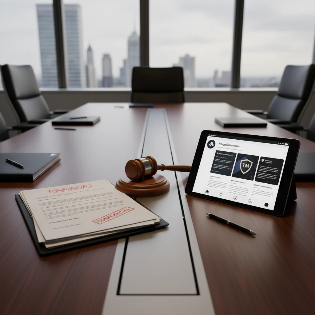 Legal trademark leverage for social media handle acquisition