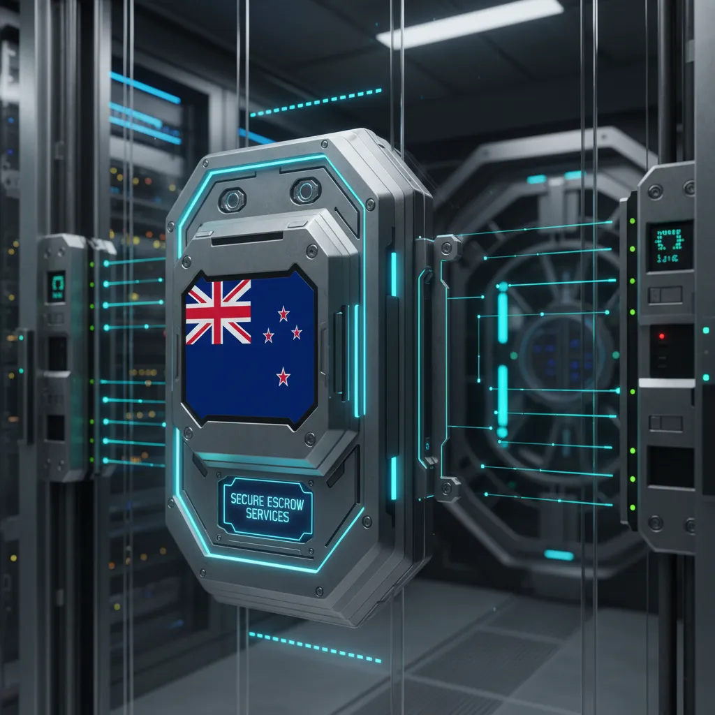 Secure localized escrow services for NZ domain name transfers.