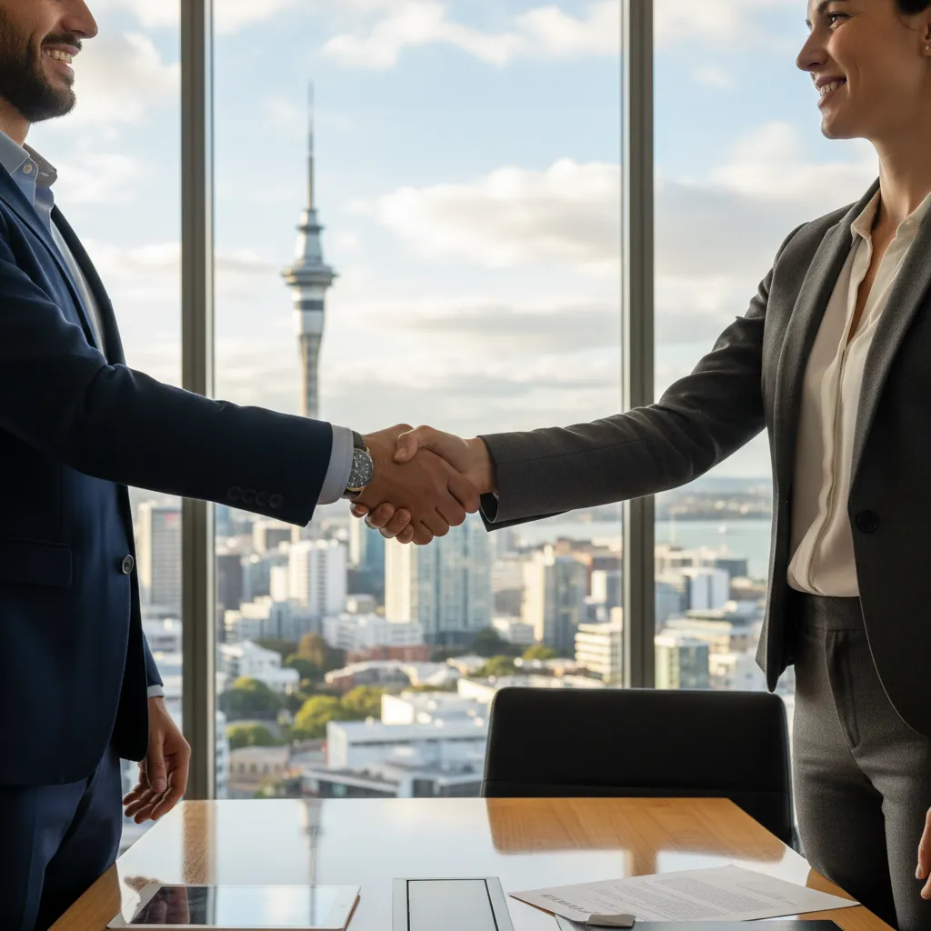 New Zealand local business partnership and asset handover