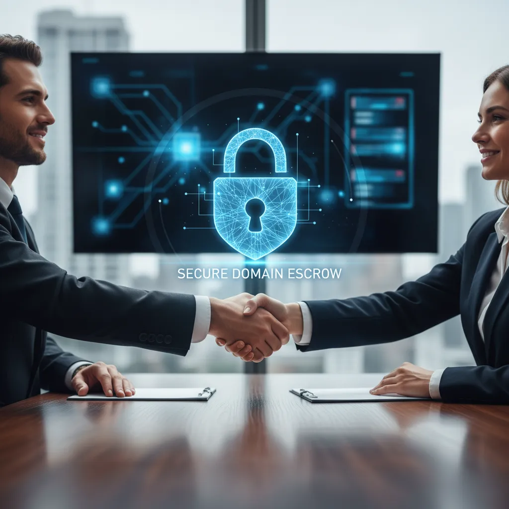 Secure domain brokerage and escrow services