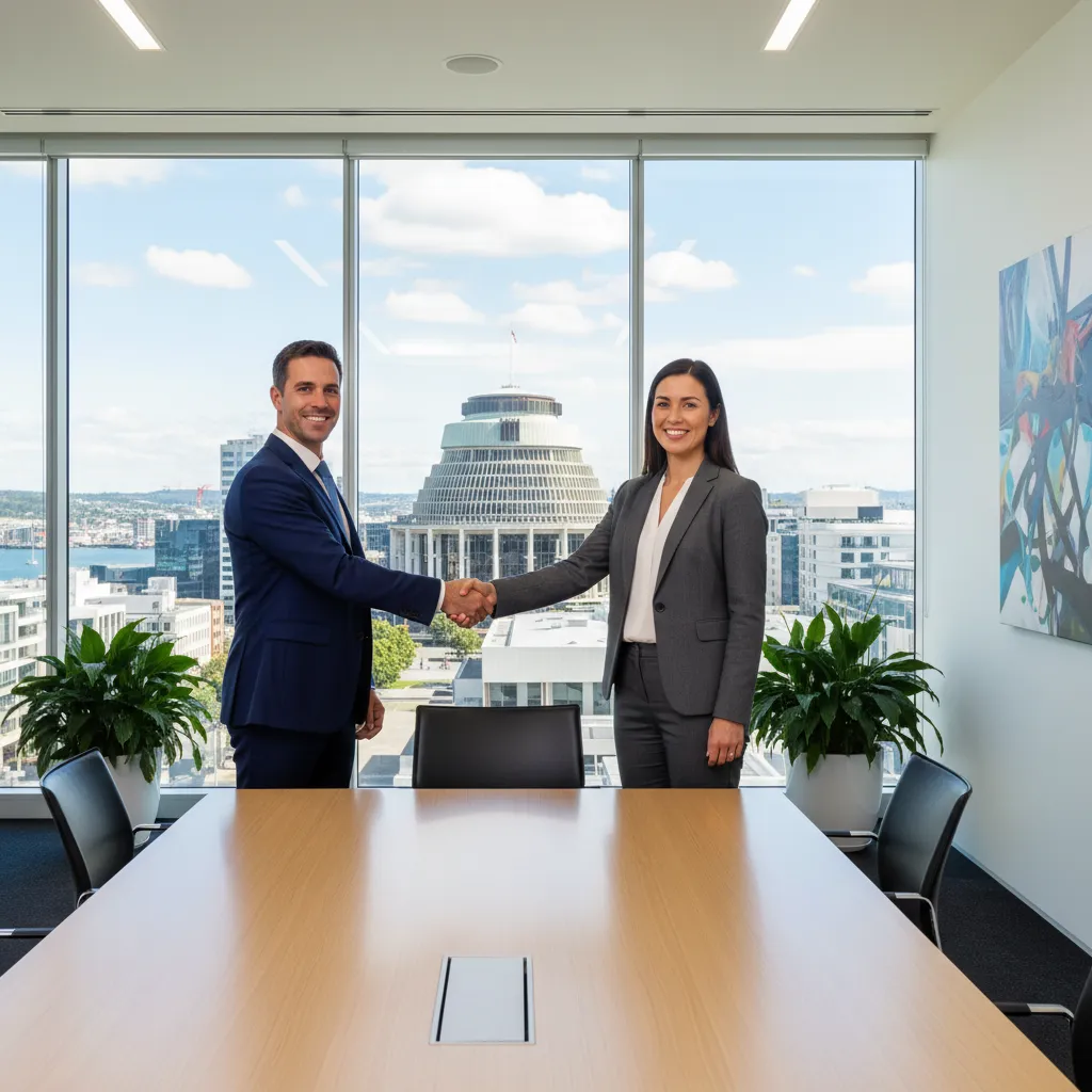 Successful New Zealand business partnership and domain deal