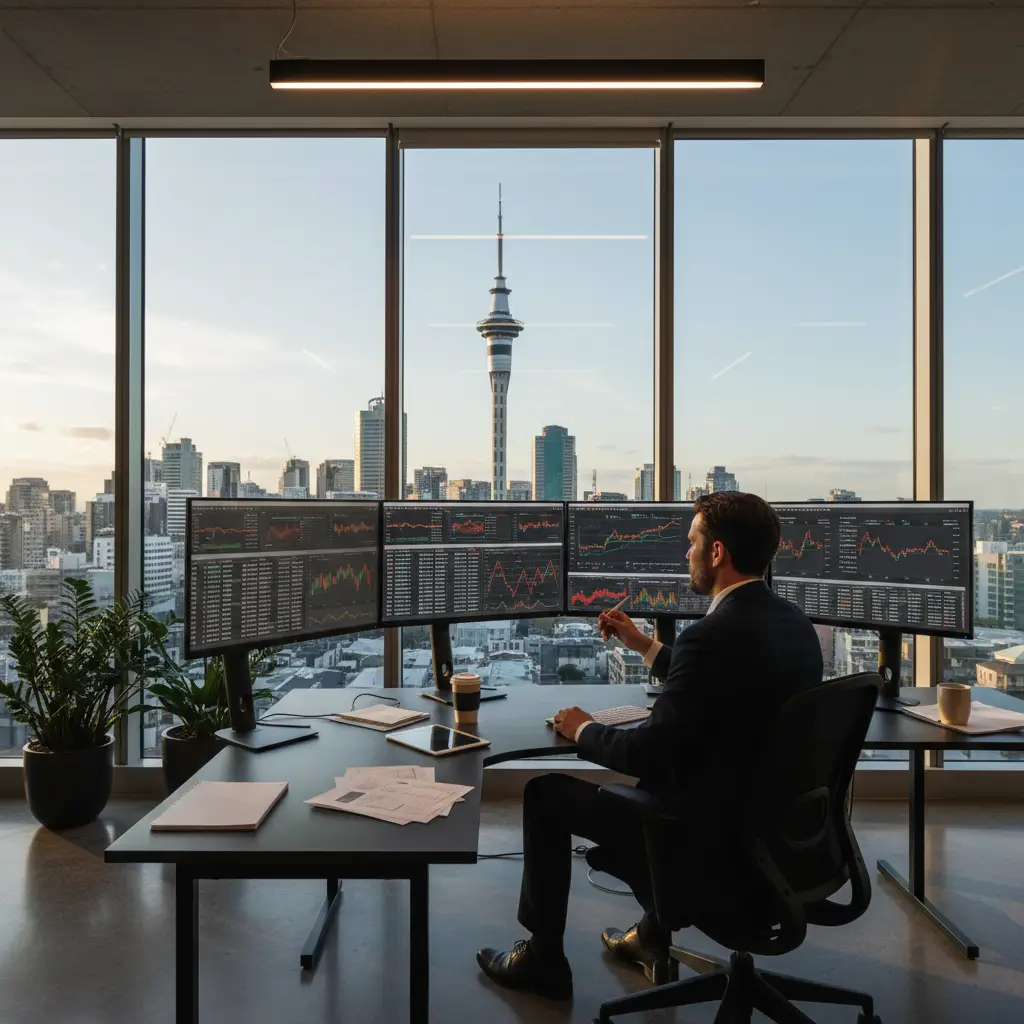 Professional domain broker in New Zealand analyzing market data