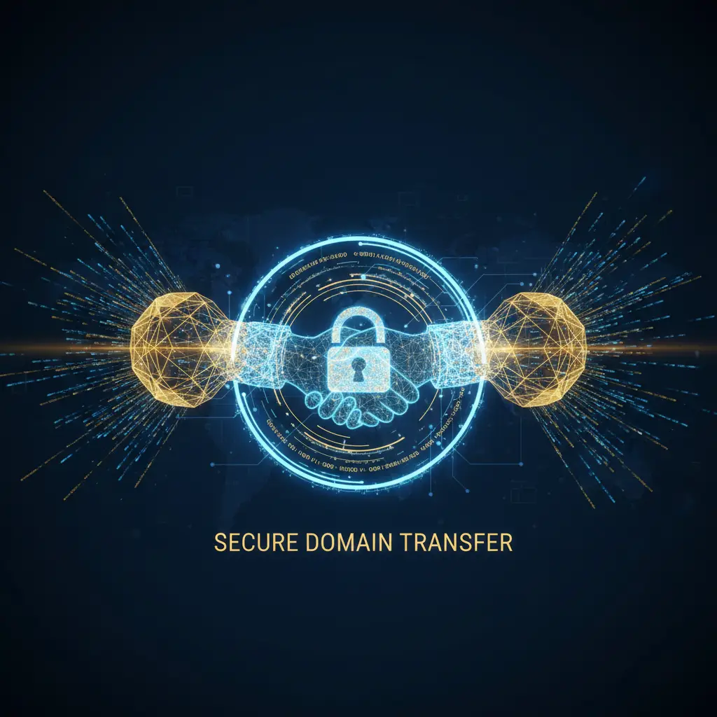 Digital asset transfer and domain financing concept