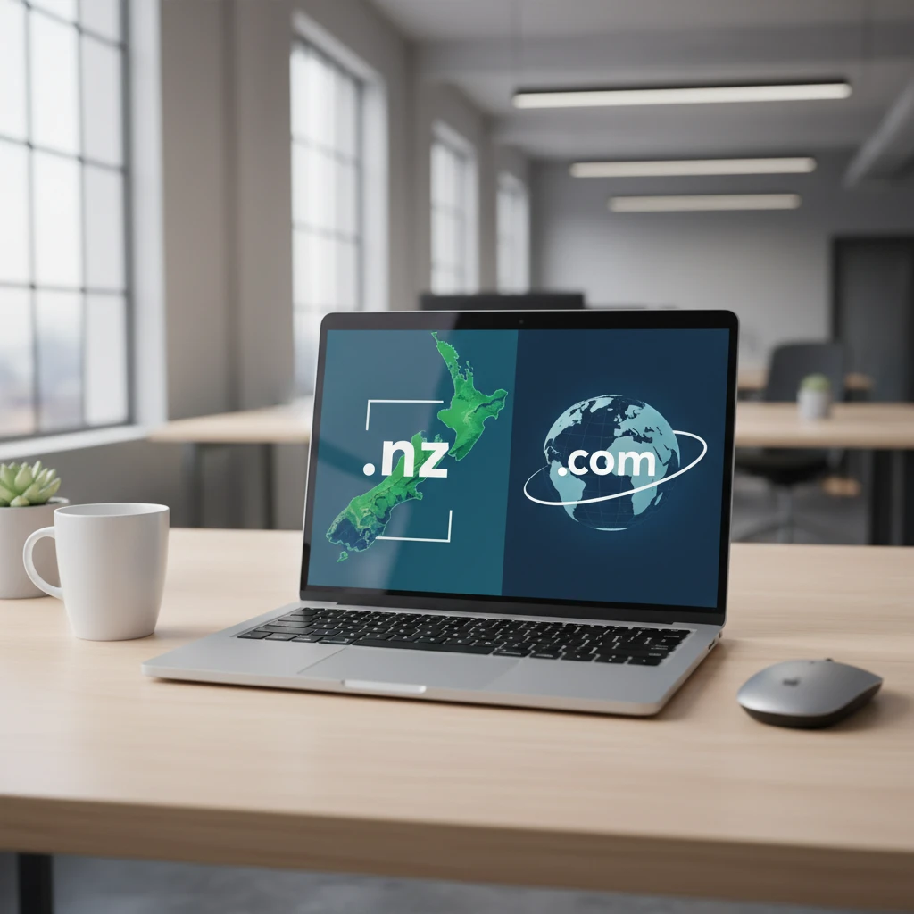 Comparison of local New Zealand domain versus global domain structure