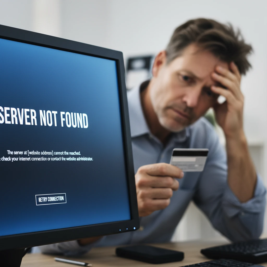 Website offline due to domain expiry