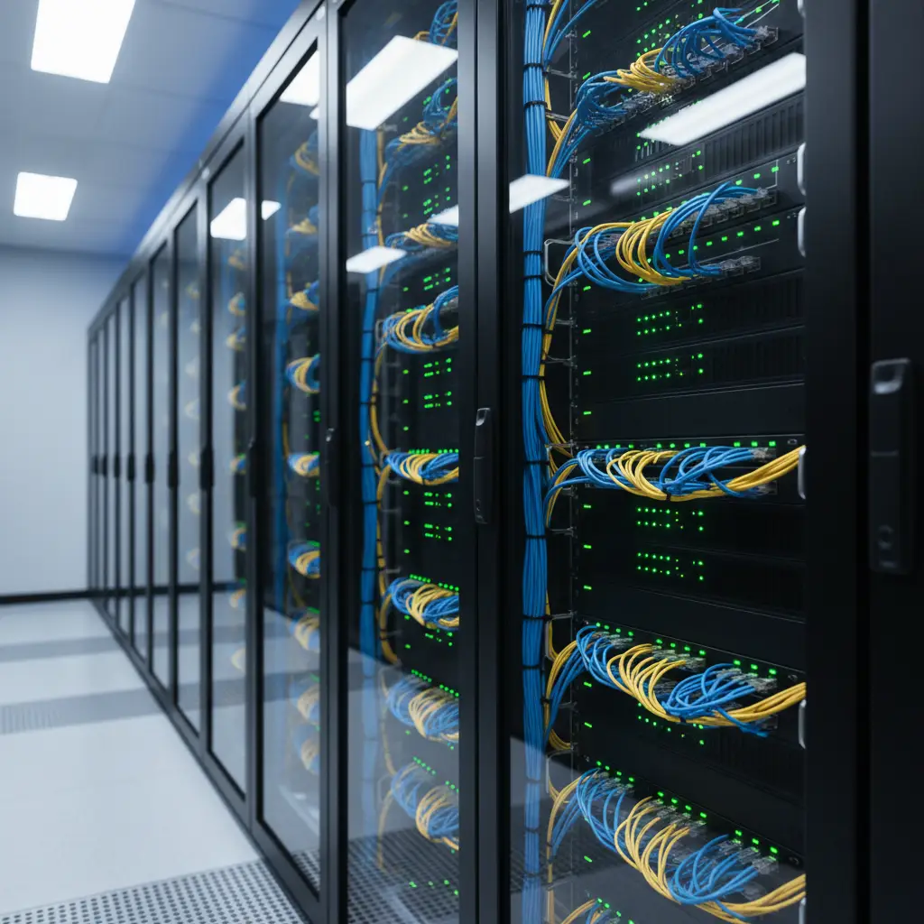 Server room infrastructure for DNS hosting