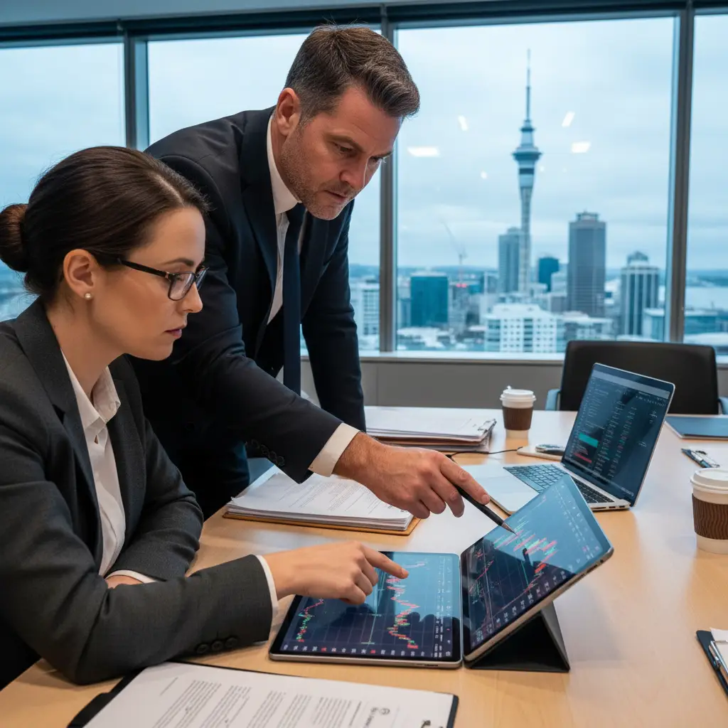 Family lawyer consulting with digital asset expert