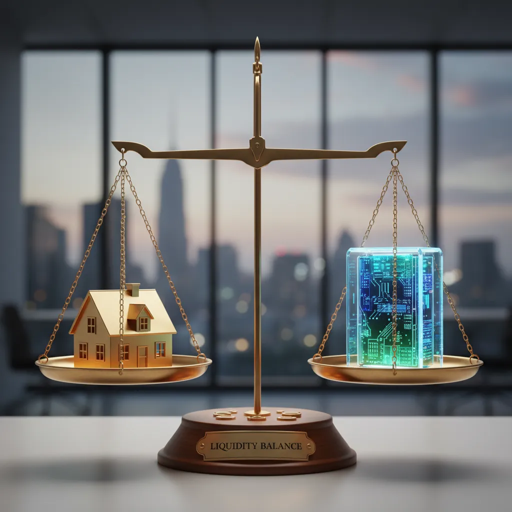 Liquidity comparison between real estate and digital assets