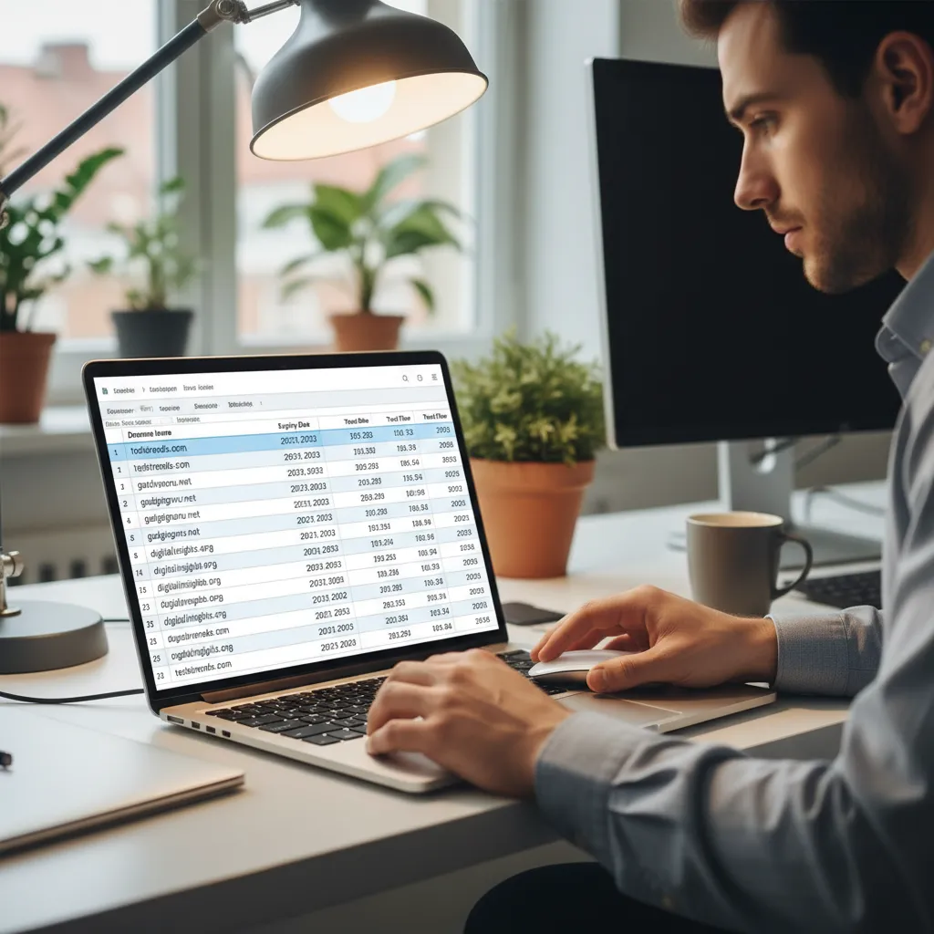 User utilizing tools to monitor domain expiry nz