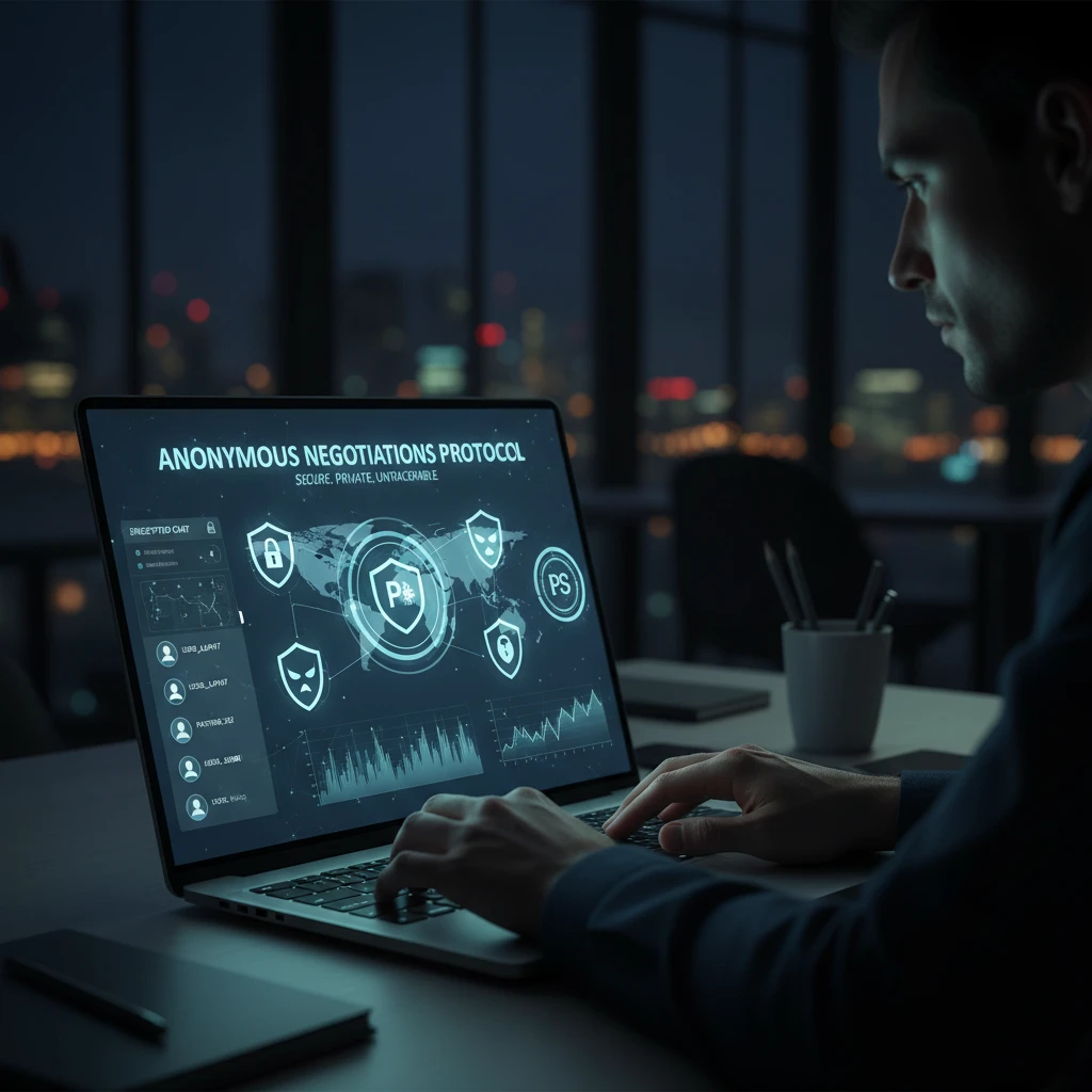 Anonymous domain negotiation and secure brokerage services