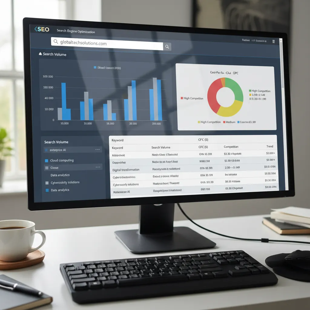 SEO analysis for domain listing optimization