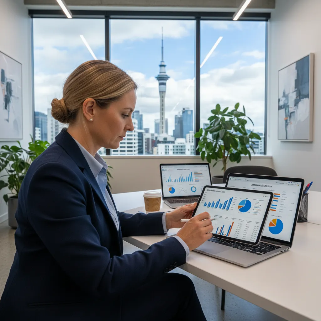 Domain Broker Analyzing Market Data in Auckland