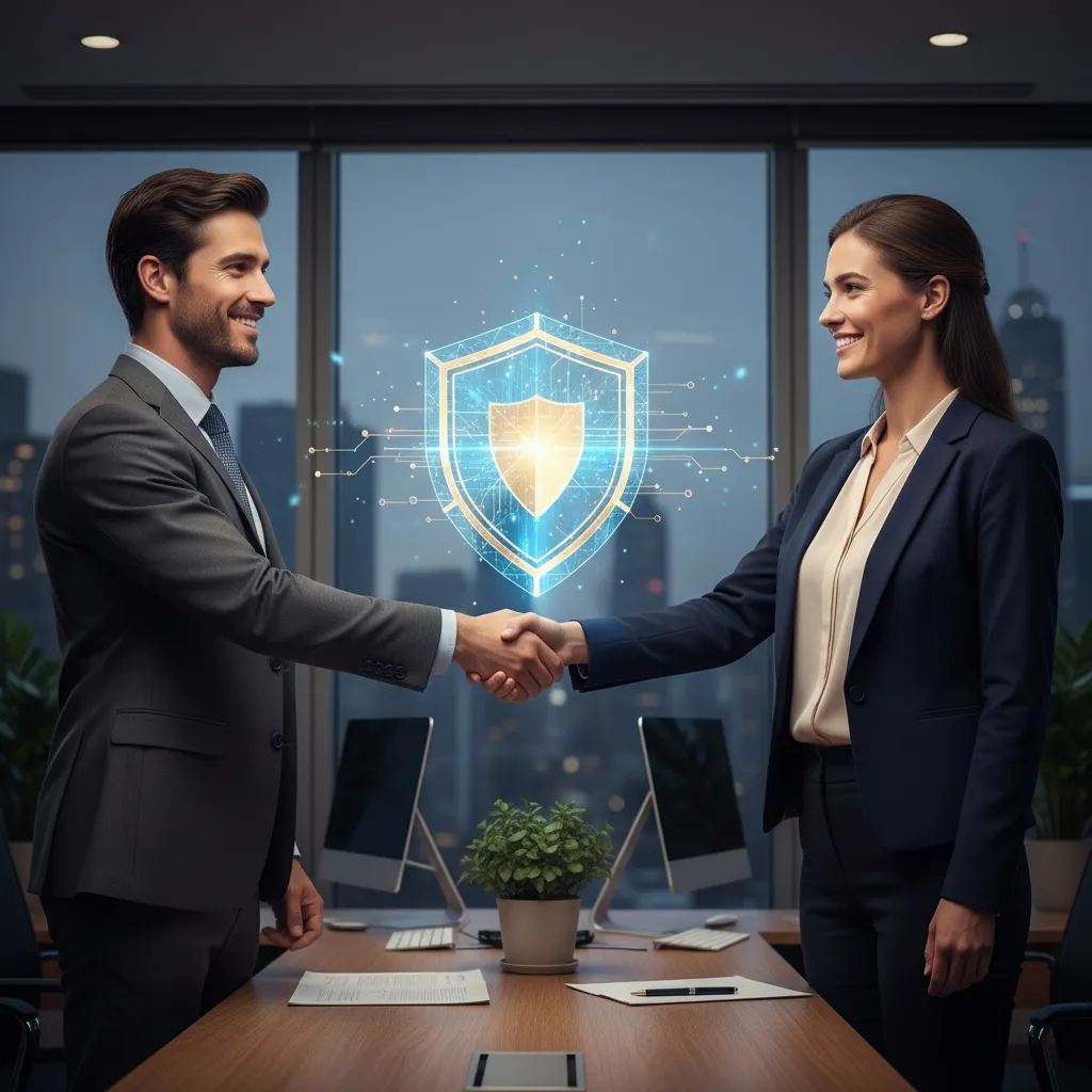 Escrow service intermediary concept