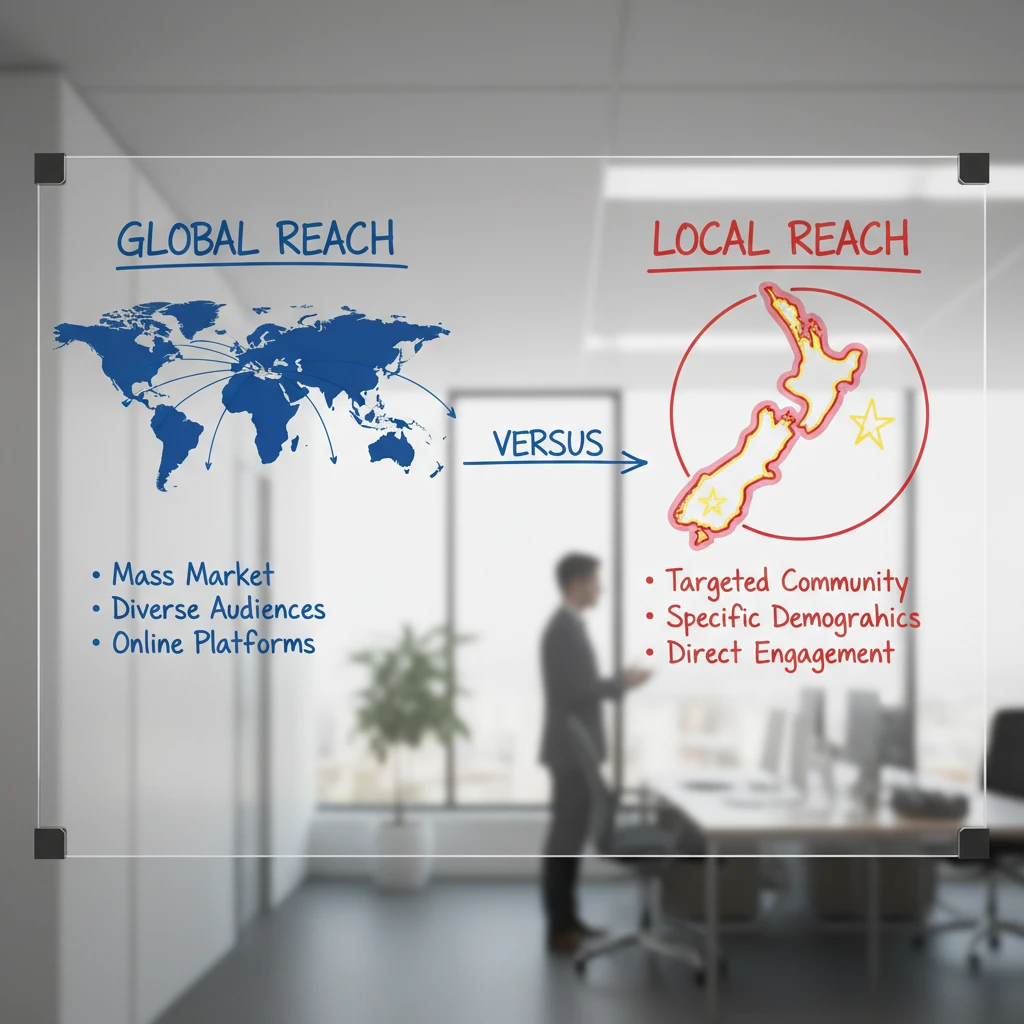 Comparison of global vs local domain marketplaces