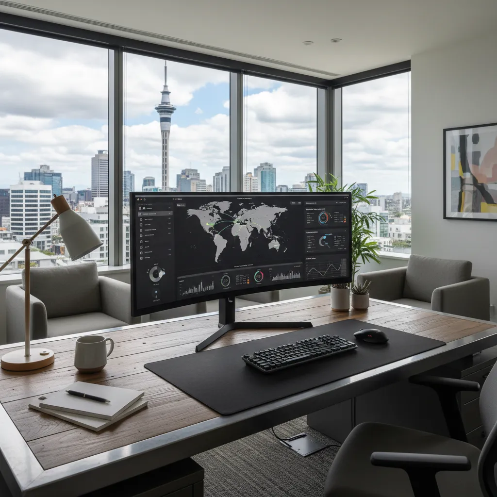 Global domain trading workspace in New Zealand