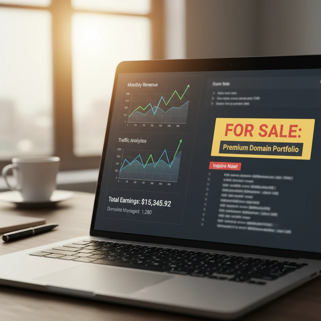 Domain Parking and Sales Dashboard
