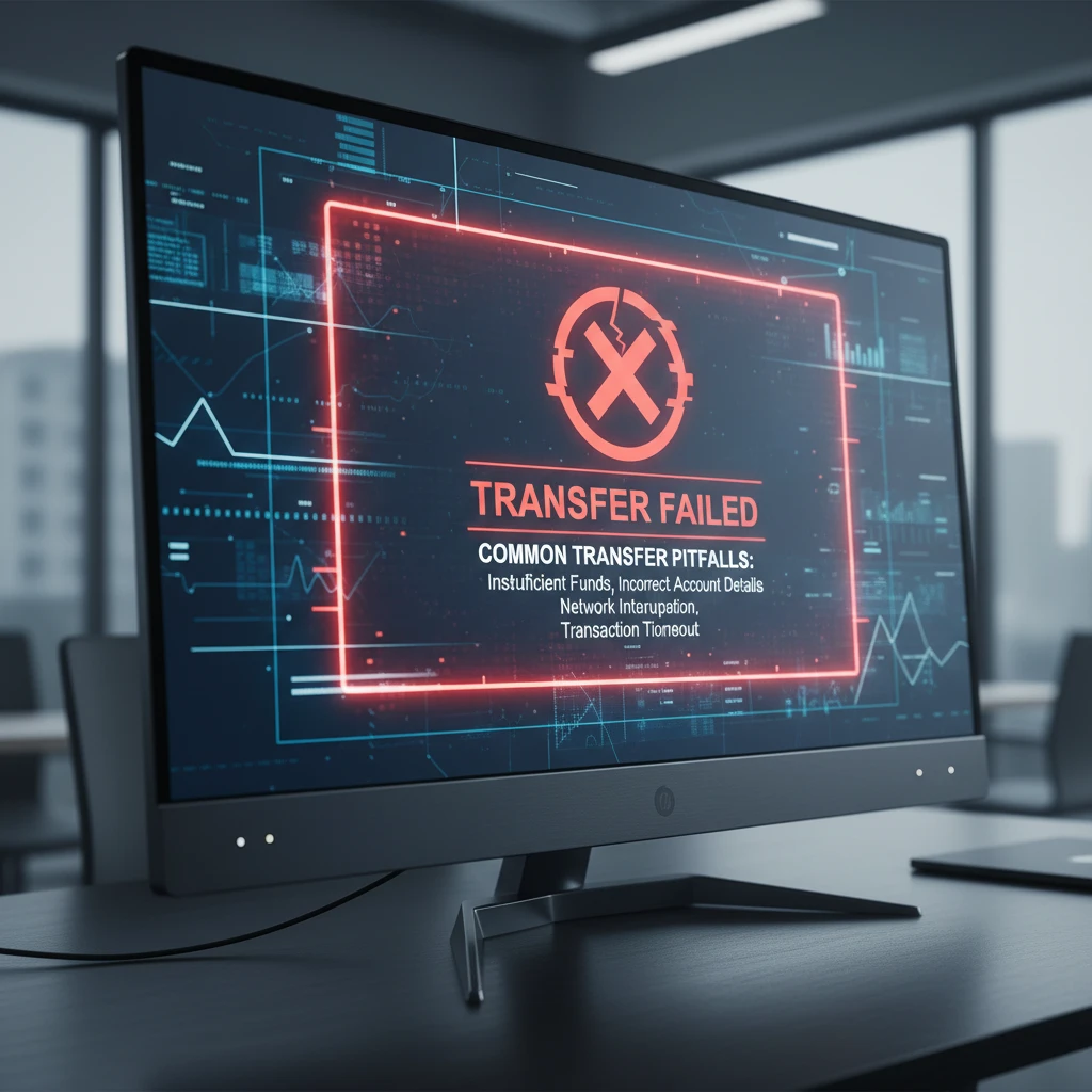 Domain transfer error and troubleshooting concept