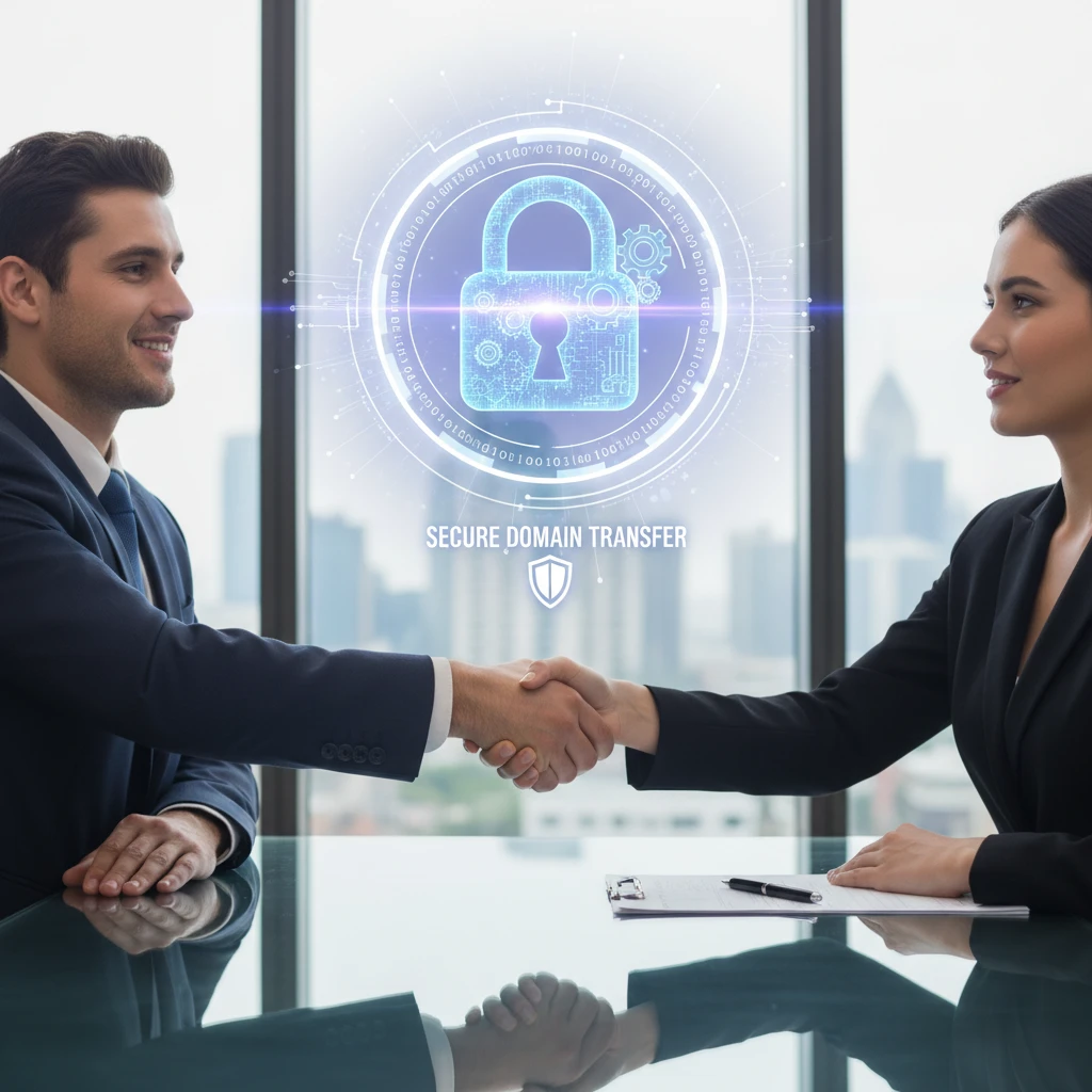 Secure domain transfer process