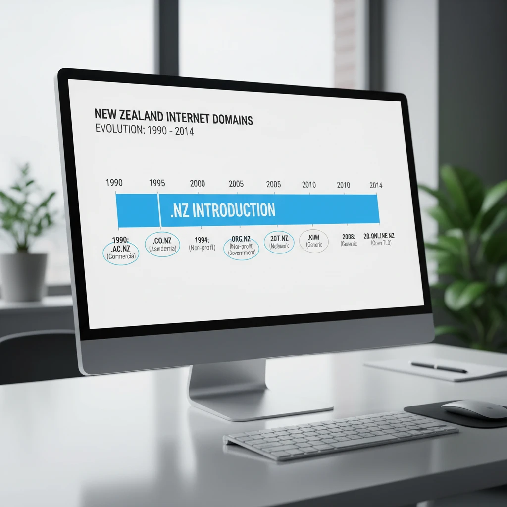 Timeline of New Zealand domain history