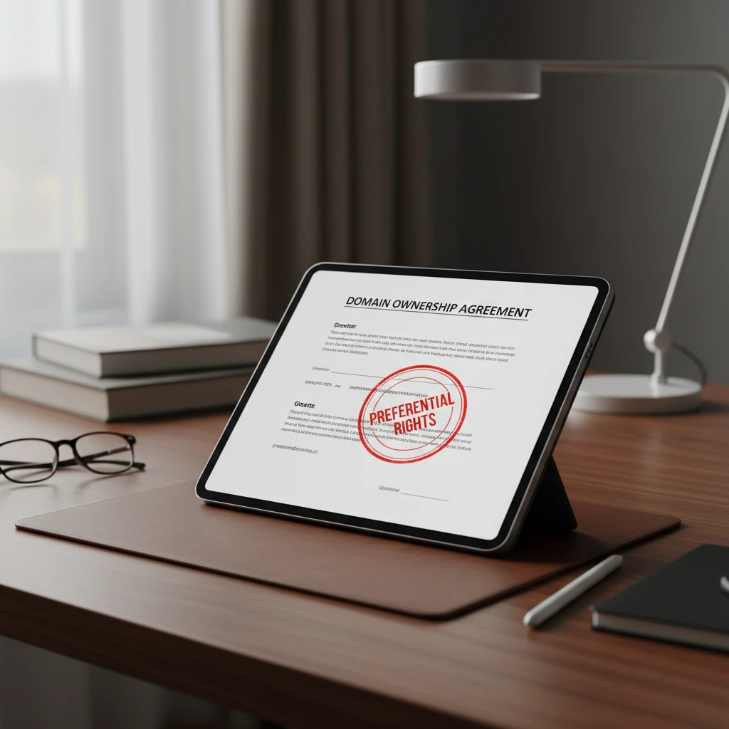 Domain preferential rights documentation